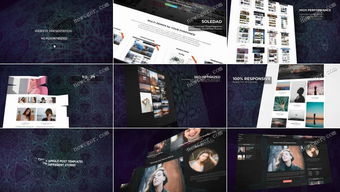 動(dòng)態(tài)演繹，視覺盛宴 AE模板助力網(wǎng)頁設(shè)計(jì)與產(chǎn)品宣傳